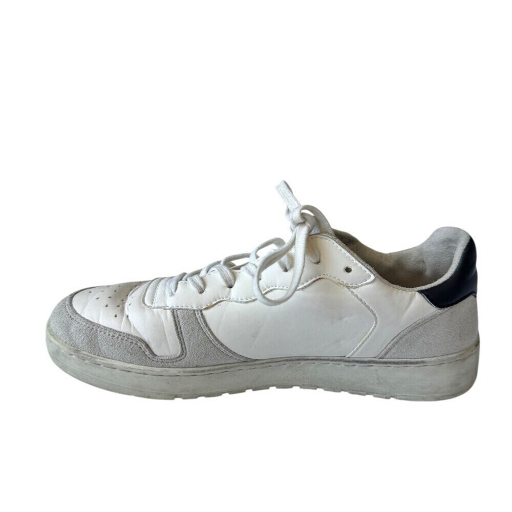 RE/DONE 80s Basketball Shoe White Leather Sneakers Women's Size 37 US 7 Italy - Picture 13 of 15